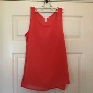 Sheer Coral Tank